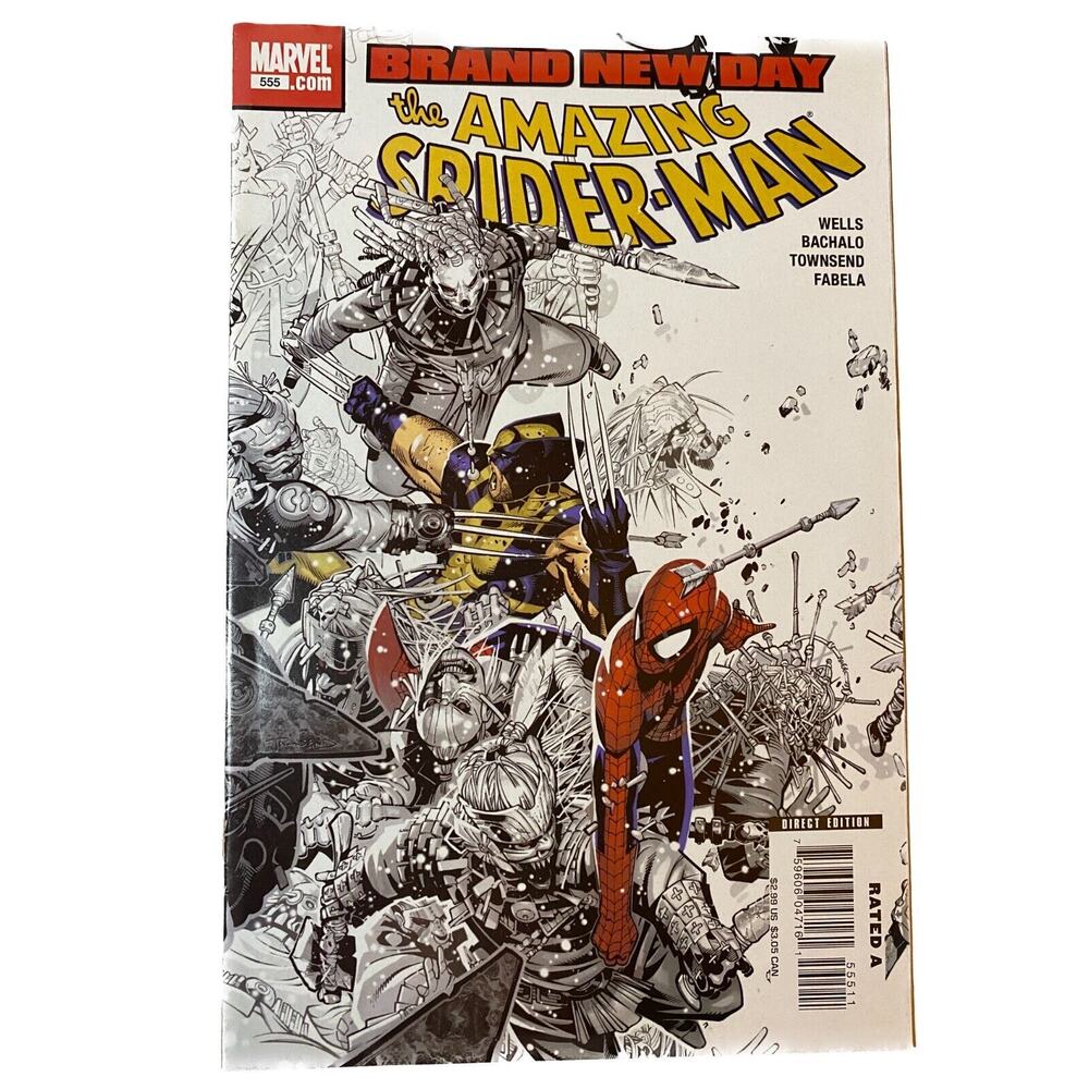 Marvel The Amazing Spider-Man #555 Brand New Day 2008 Near Mint